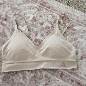 Ralph LAUREN Women's Cream Bralette